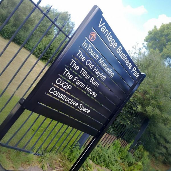 custom directional signage