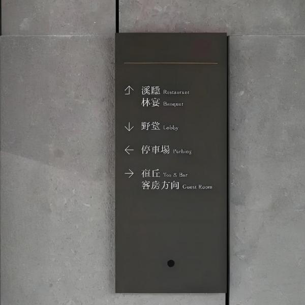 custom wayfinding signs