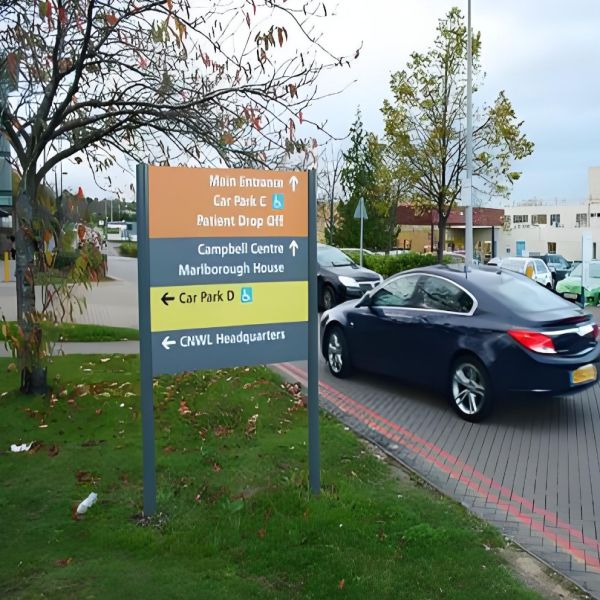 custom wayfinding signs
