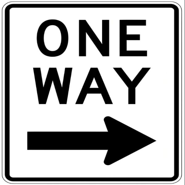 one ways signs