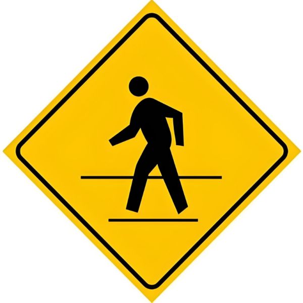 pedestrian crossing signs