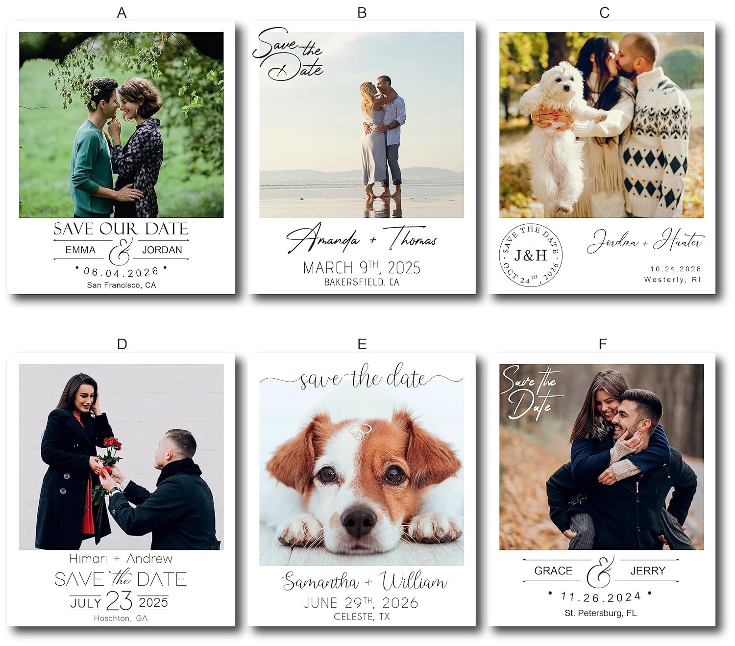 save the date magnet