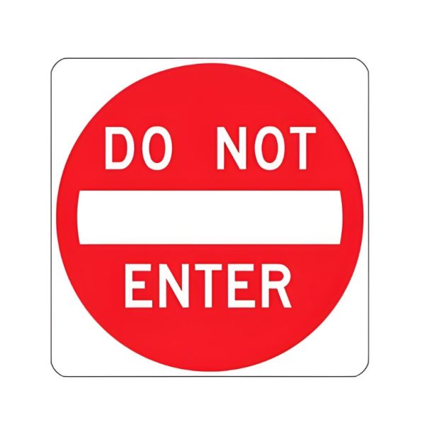 do not enter signs