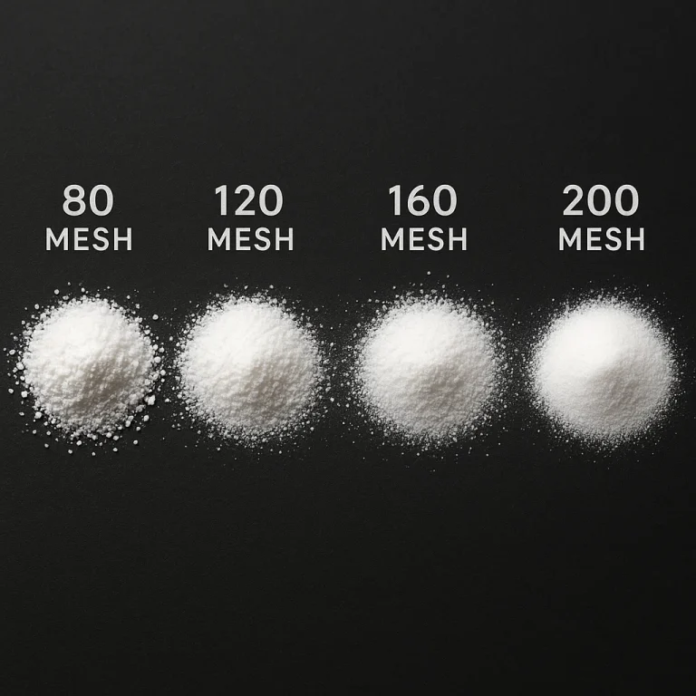 different mesh dtf powder