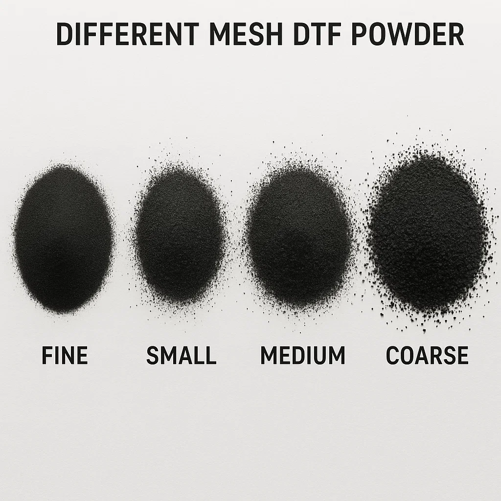 dtf black adhesive powder