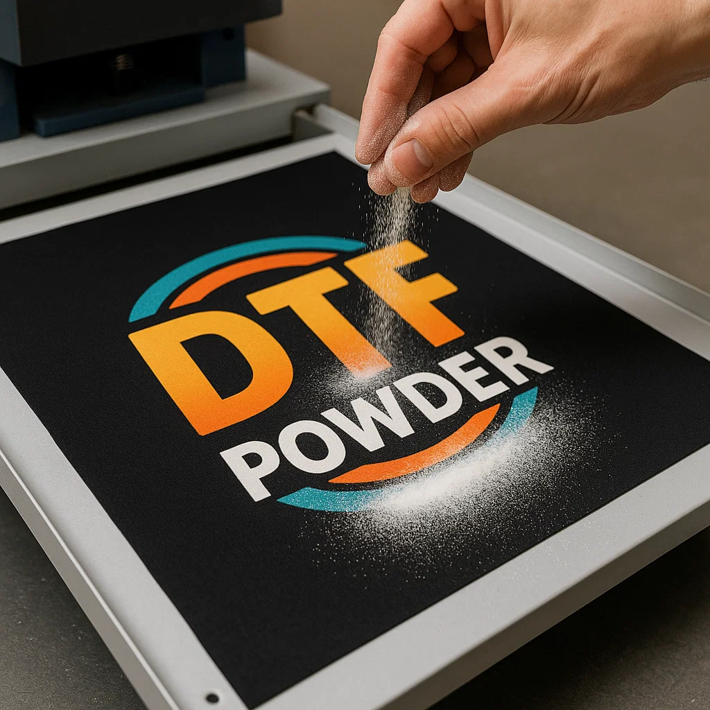dtf transfer powder applications
