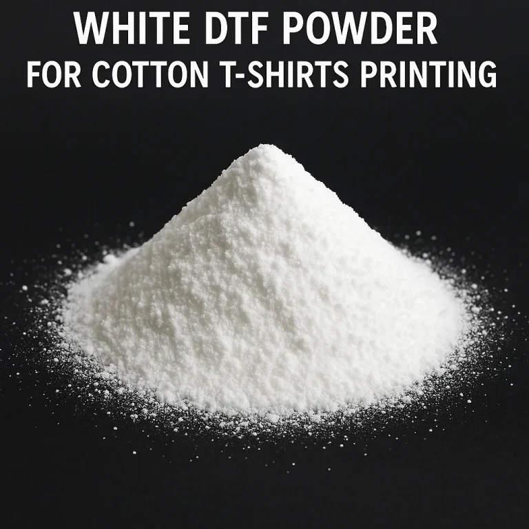 white dtf powder for cotton t shirts printing